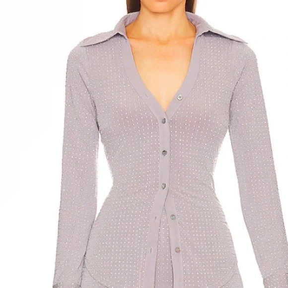 Song of Style Earnest Top & Sevyn Pant in Dove Grey NWT - Picture 8 of 13